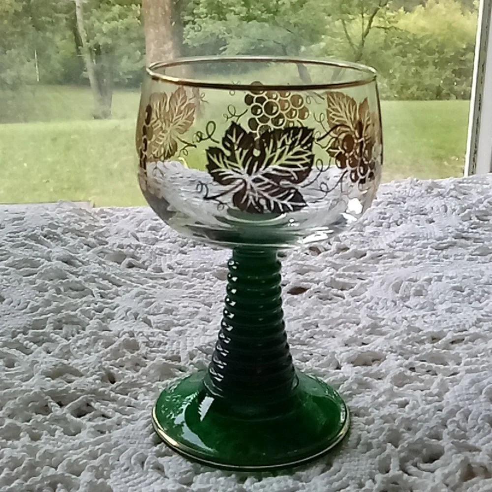 Vintage Blocking goblet German goblets